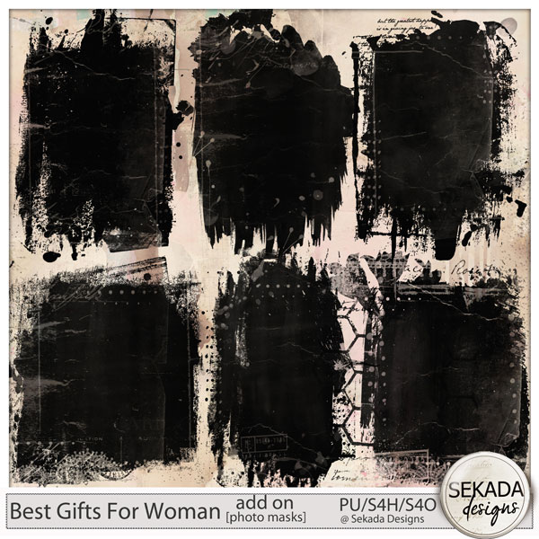 Best Gifts For Woman Add On Photo Masks  by Sekada Designs 
