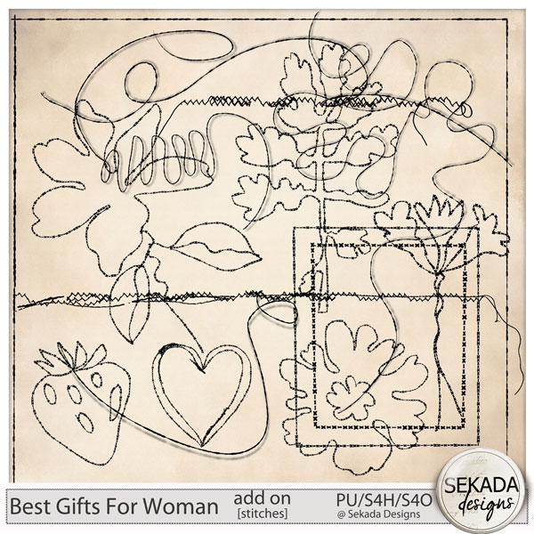 Best Gifts For Woman Add On Stitches  by Sekada Designs