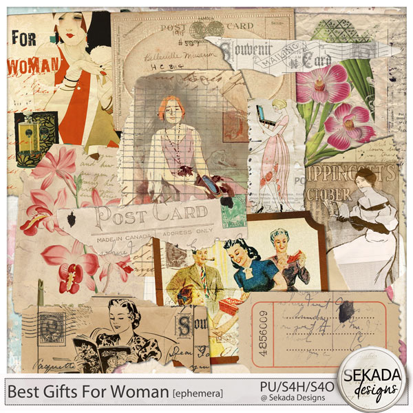Best Gifts For Woman Ephemera by Sekada Designs