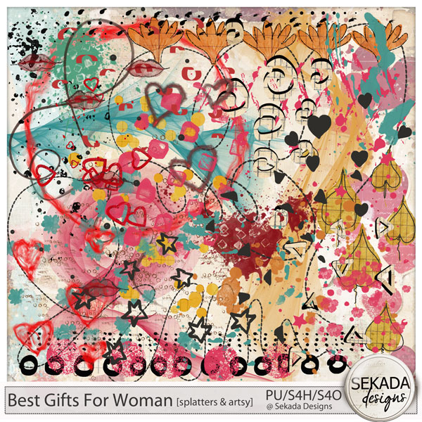 Best Gifts For Woman Splatters & Artsy by Sekada Designs