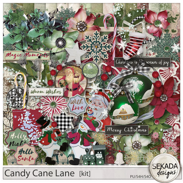 Candy Cane Lane Kit by Sekada Designs (