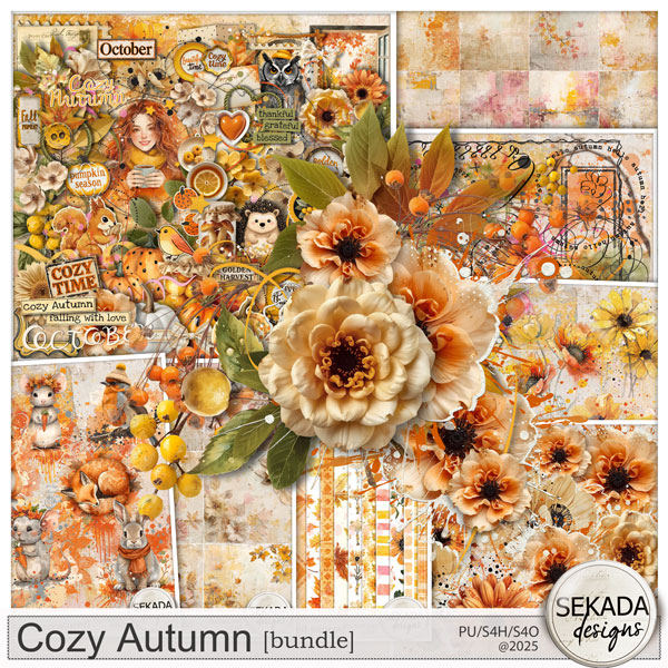 Cozy Autumn Bundle by Sekada Designs