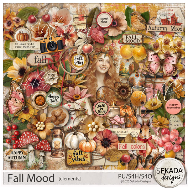 Fall Mood Elements by Sekada Designs