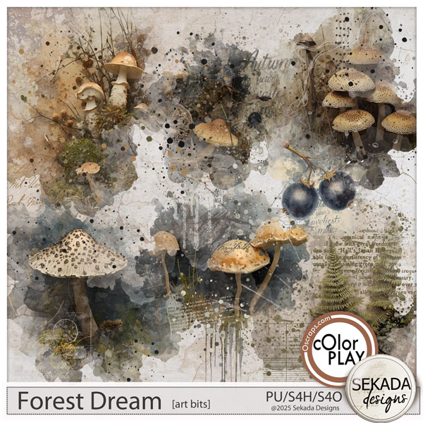 Forest Dream Art Bits by Sekada Designs