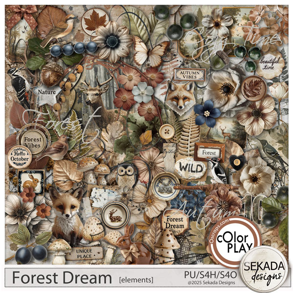 Forest Dream Elements by Sekada Designs