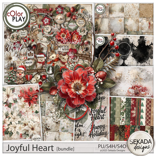 Joyful Heart Bundle by Sekada Designs
