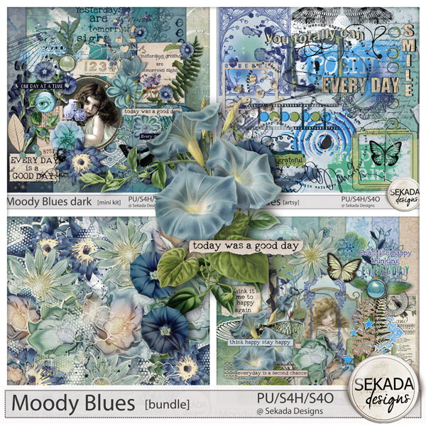 Moody Blues Bundle by Sekada Designs
