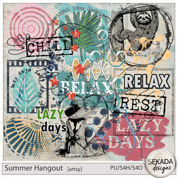 Summer Hangout Artsy by Sekada Designs 