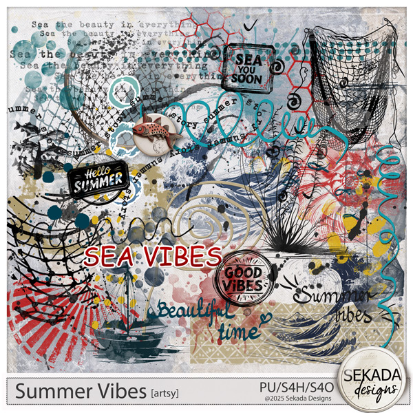 Summer Vibes Artsy by Sekada Designs