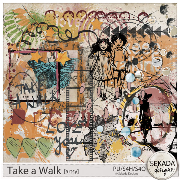 Take a Walk Artsy by Sekada Designs