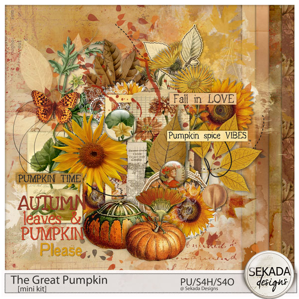 The Great Pumpkin Mini Kit by Sekada Designs