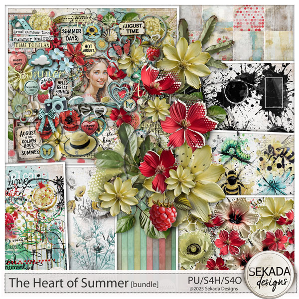 The Heart of Summer Bundle by Sekada Designs