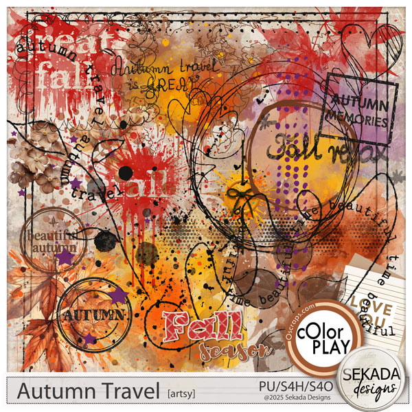 Autumn Travel Artsy by Sekada Designs