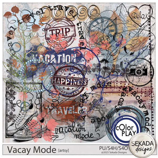 Vacay Mode Artsy by Sekada Designs 