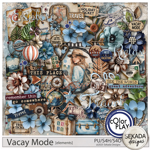 Vacay Mode Elements by Sekada Designs 