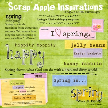 Scrap Apple Inspirations Week 21