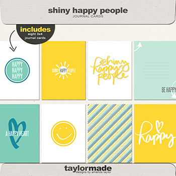 Shiny Happy People Journal Cards