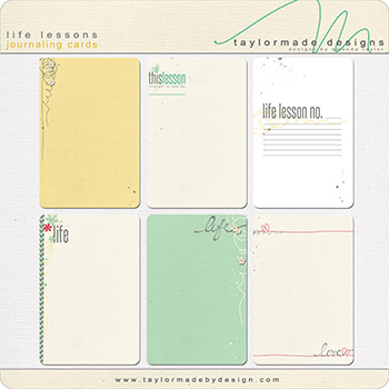 life lessons JOURNALING CARDS