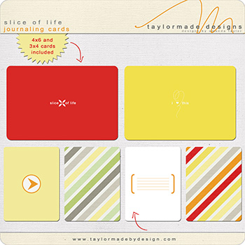slice of life journaling cards