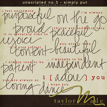 Unscripted No 3 - Simply Put
