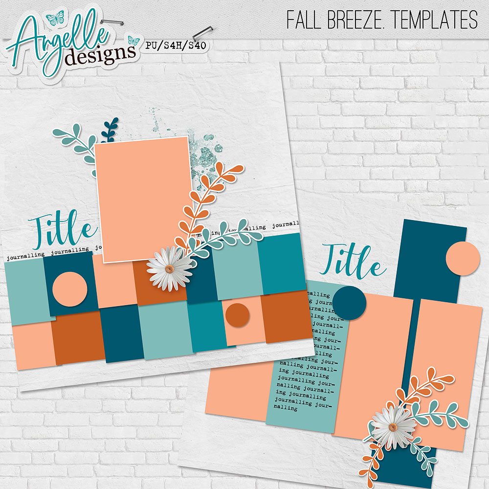 Fall Breeze Templates by Angelle Designs 