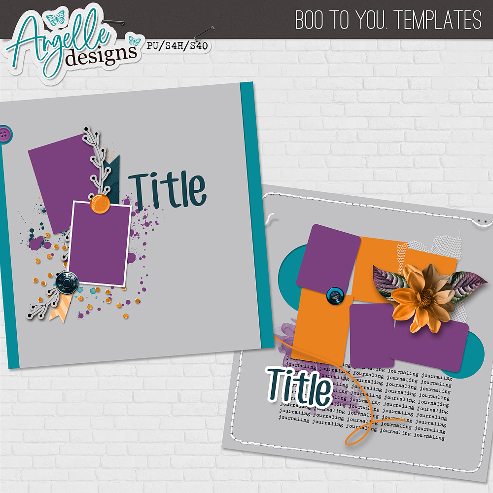 Boo To You Templates by Angelle Designs