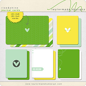 Rise and Shine Journal Cards