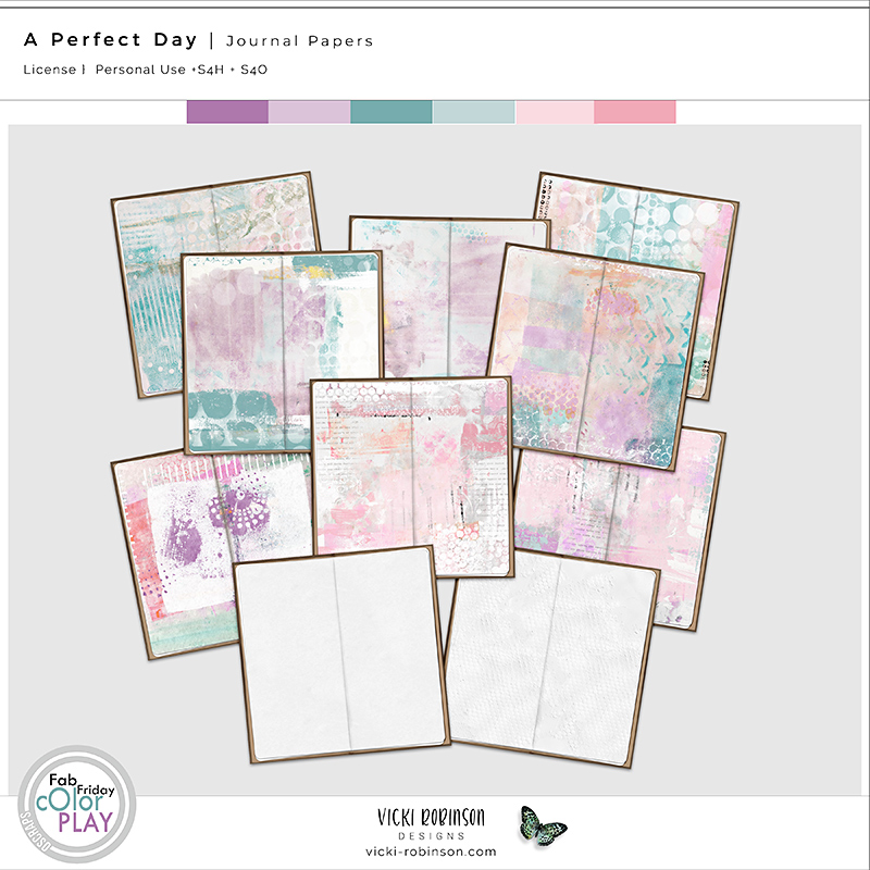 Digital Scrapbook Elements, Put A Little Love In It Stamps, Vicki  Robinson