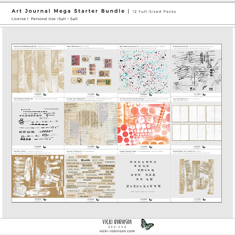 Art Journal Mega Starter Bundle