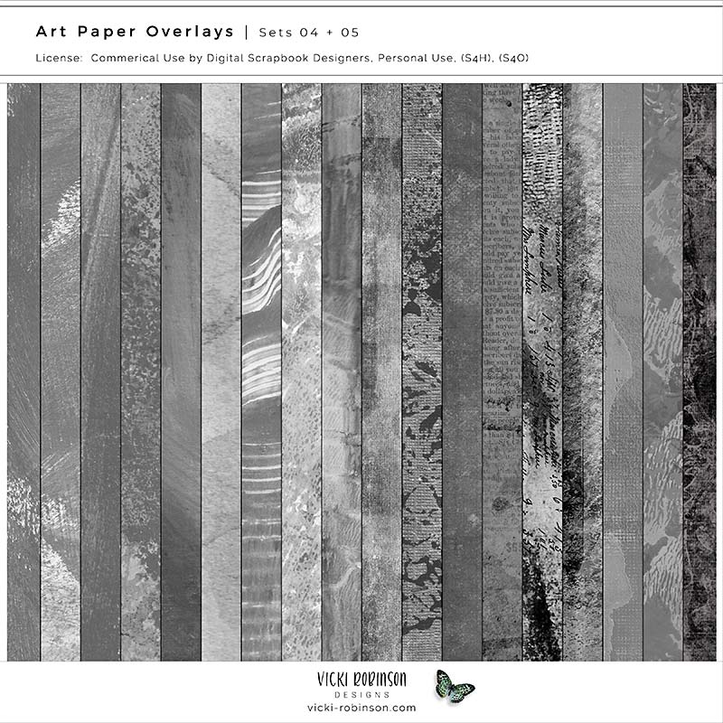 Art Paper Overlays Grab Bag Bundle 02 Sets 4 and 5