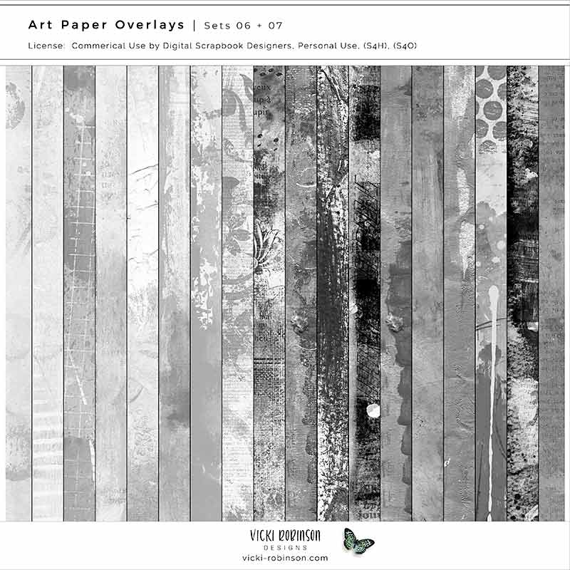 Art Paper Overlays Grab Bag Bundle 03 Sets 6 and 7