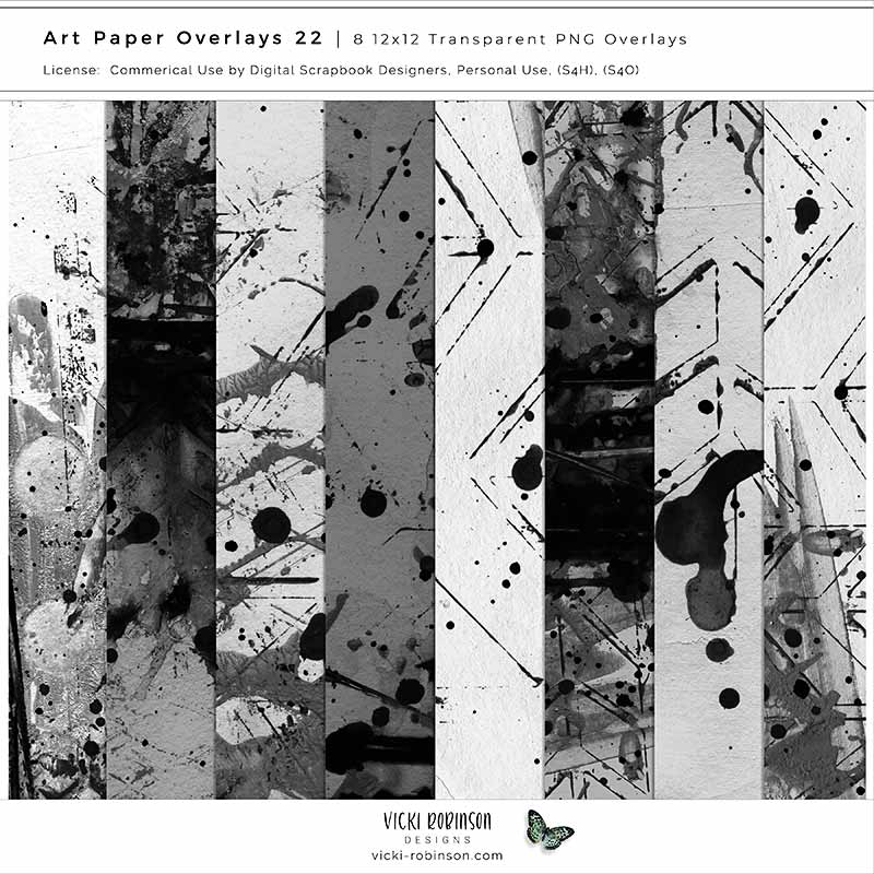 Art Paper Overlays 22