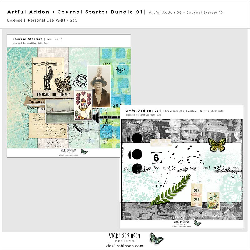Artful Add-on Journal Starter Bundle 01