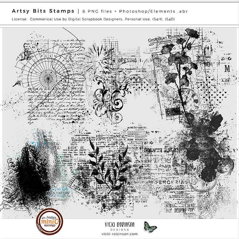 Arty Bits Stamps and Brushes