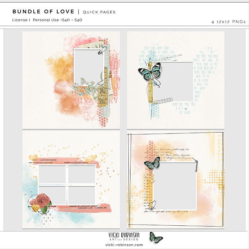 Bundle of Love Quick Pages