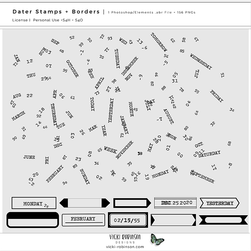 Dater Stamps and Borders