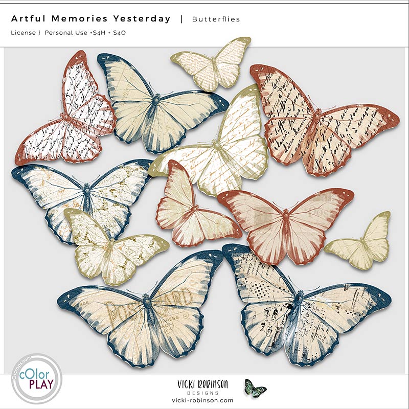 Artful Memories Yesterday Butterflies