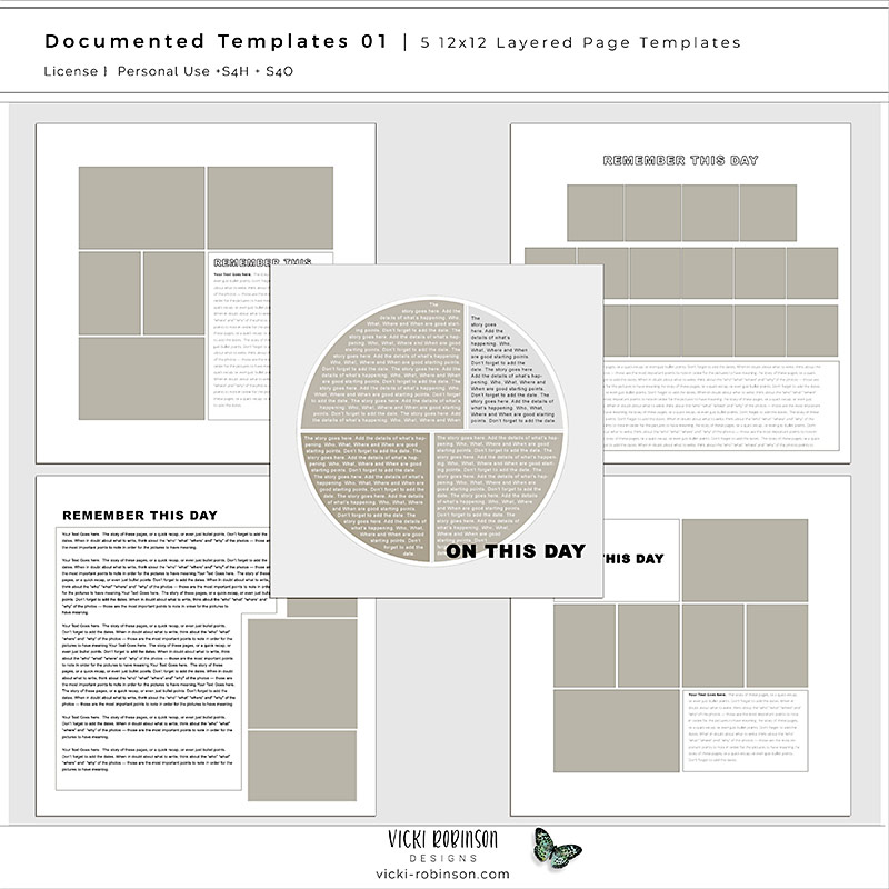 Documented Page Templates