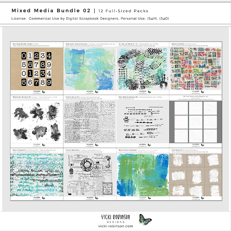 Mixed Media Mega Bundle 02