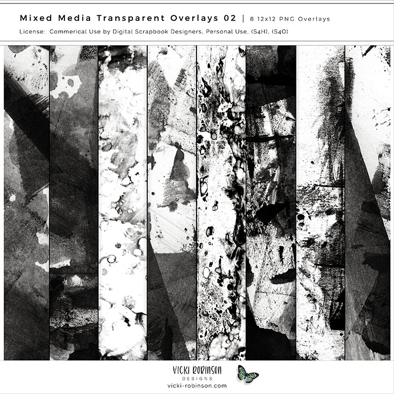 Mixed Media Transparent Overlays 02