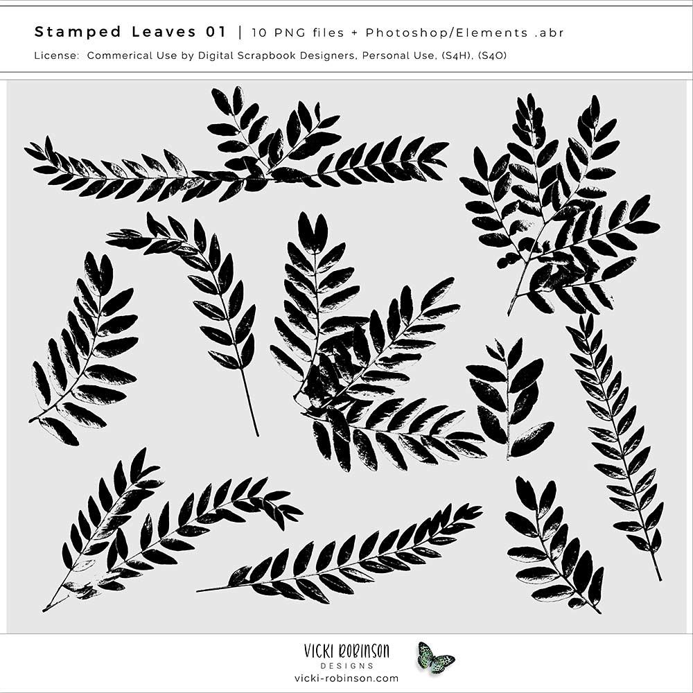 Stamped Leaves 01