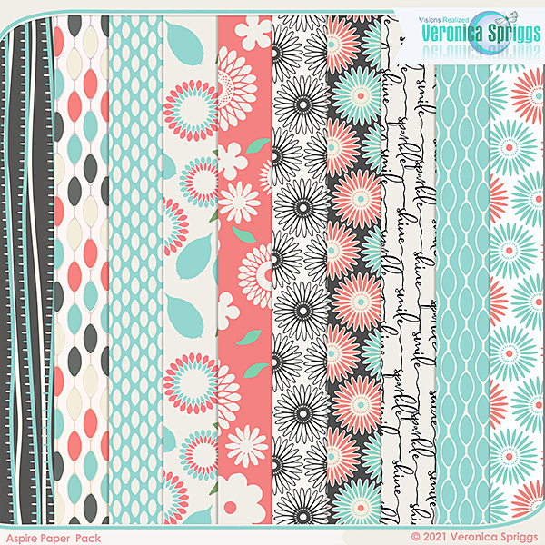 Aspire Patterned Papers Pack