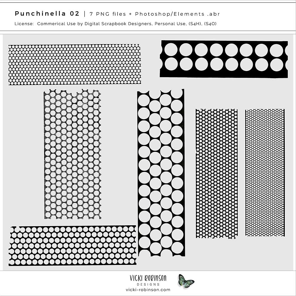 Punchinella Stamps and Brushes 02