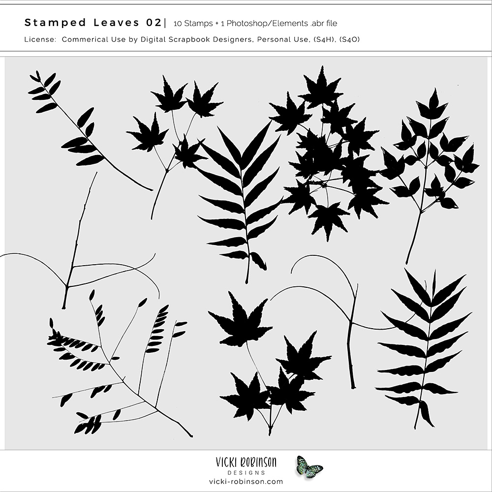 Stamped Leaves 02