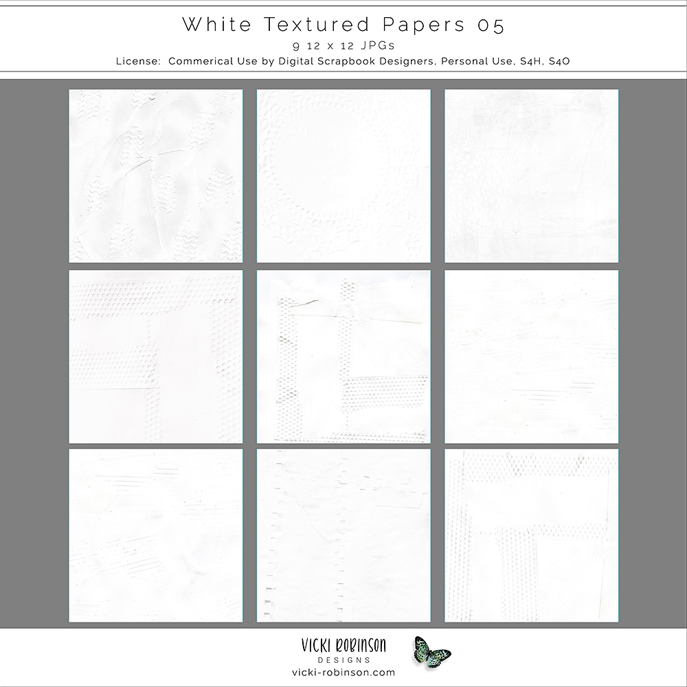 Textured White Papers 05