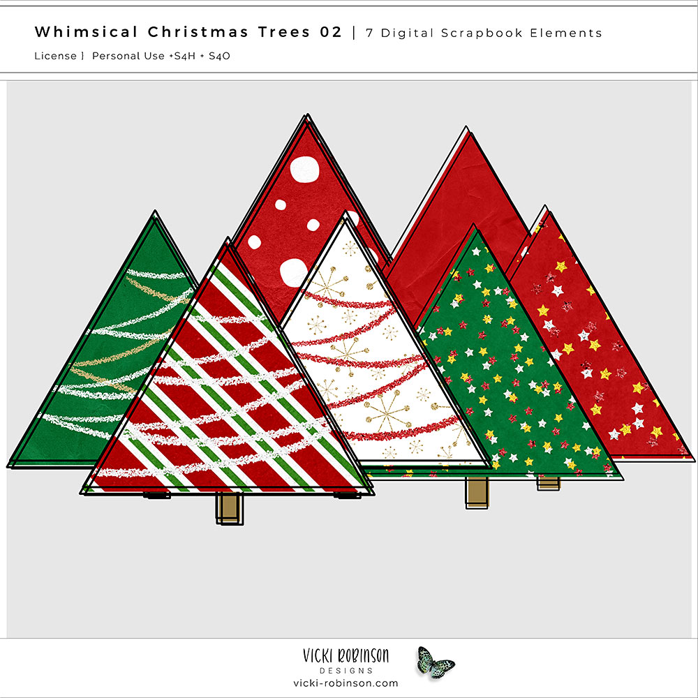 Whimsical Christmas Trees 02