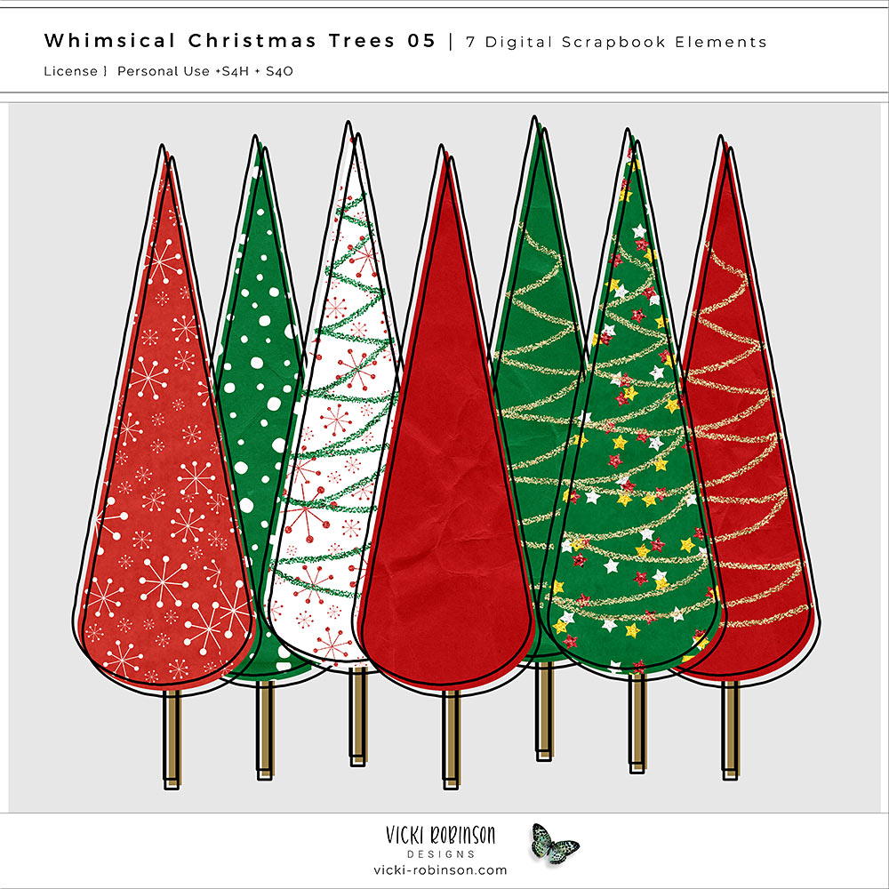 Whimsical Christmas Trees 05