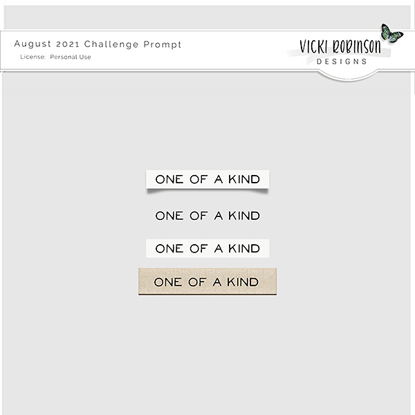 August 2021 Challenge Freebie by Vicki Robinson