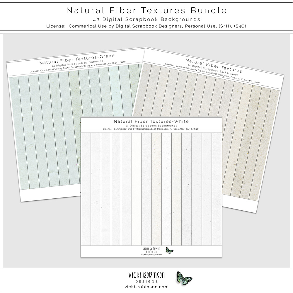 Natural Fibers Textures Bundle