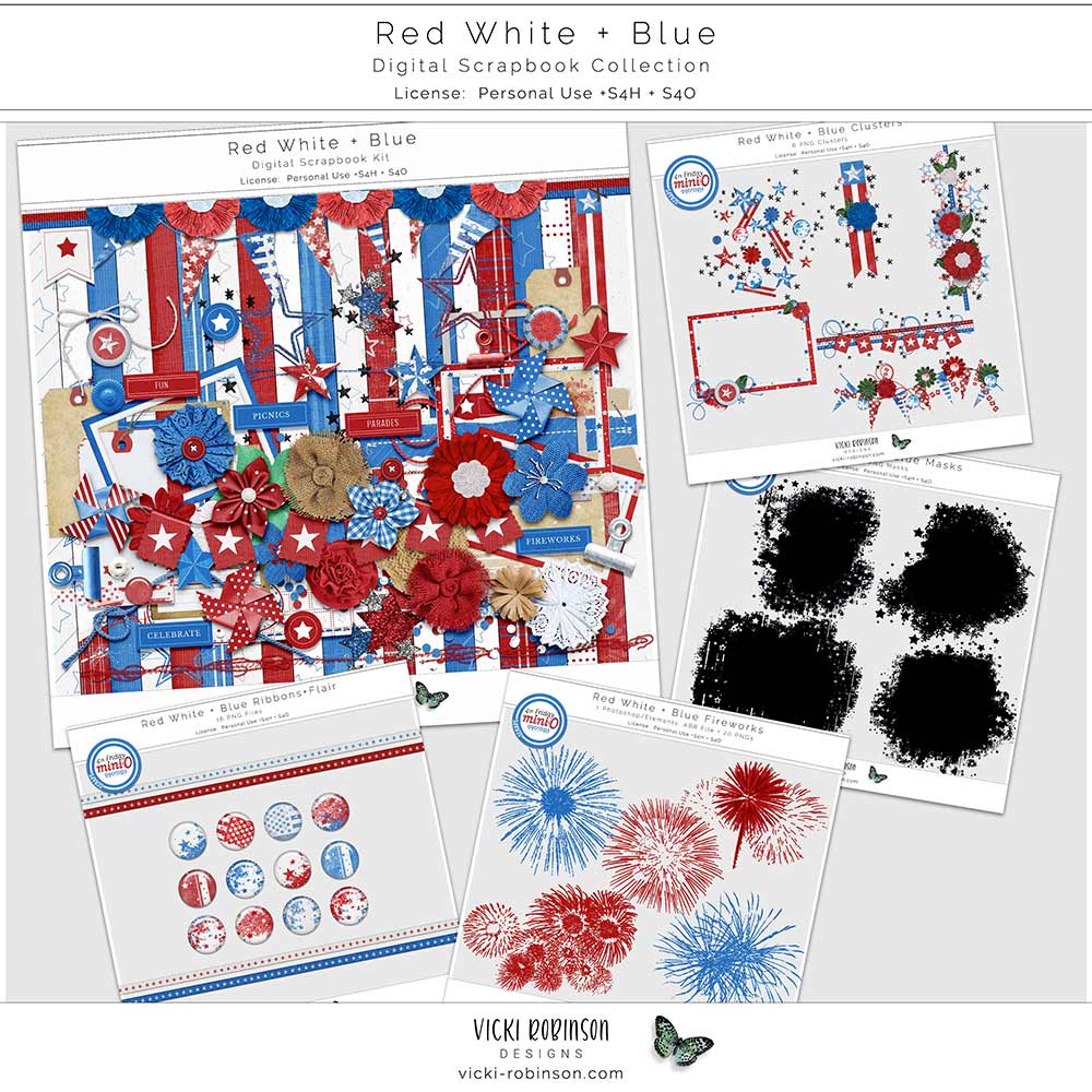 Red White and Blue Collection